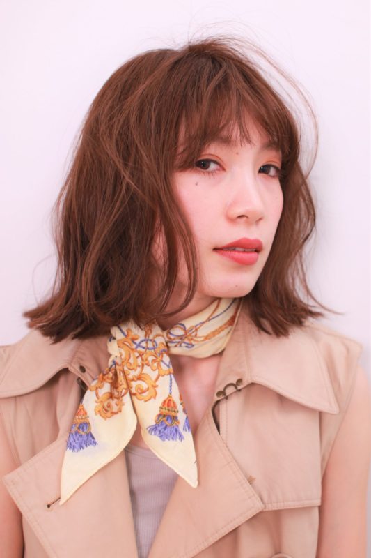 レイヤーほつれカール