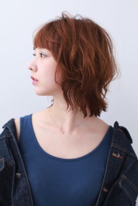 デジタルパーマでつくるウルフスタイル