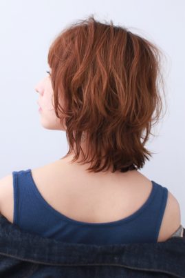 デジタルパーマでつくるウルフスタイル